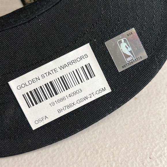 NWT Mitchell & Ness Golden State Warriors SnapBack Logo Hat - Picture 7 of 7
